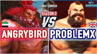 SF6 🔥 Angrybird (Akuma) vs ProblemX (Zangief) 🔥 SF6 High Level Gameplay screenshot 3