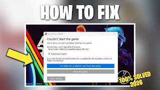 Fix ARC Raiders Launch Error 30005 | Easy Anti-Cheat “Couldn’t Start the Game” (2026)