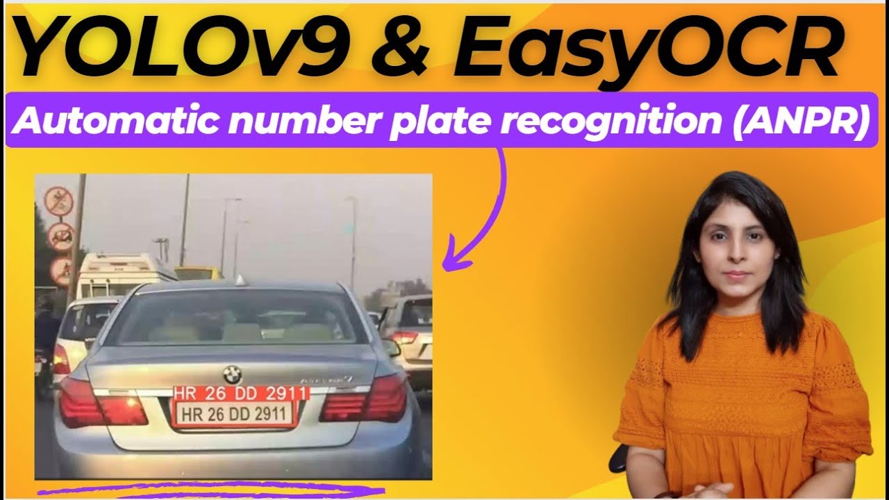 Automatic number plate recognition ANPR with Yolov9 and EasyOCR