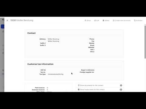 easybill UI