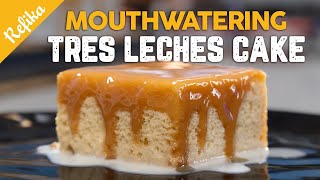 Trileçe recipe.. A real craze! Milky, Soft TRES LECHES Cake Turkish Way!.
