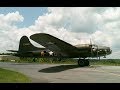 WWII Boeing B-17 Flying Fortress Bomber Takeoff with Operational Turbo-Superchargers!