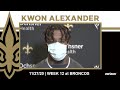 Kwon Alexander on Adjusting to Saints Playbook, Demario Davis | Saints-Broncos Week 12