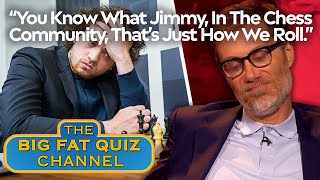 Stephen Merchant Defends Hans Niemann Over Cheating Allegations | Big Fat Quiz Of 2022