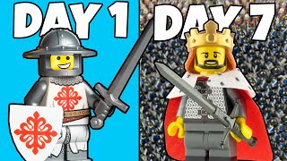 I built a LEGO Medieval Army in 7 Days...