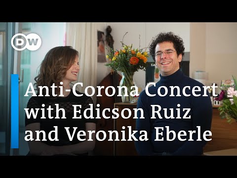 Double bassist Edicson Ruiz and violinist Veronika Eberle: classical concert for corona lockdown