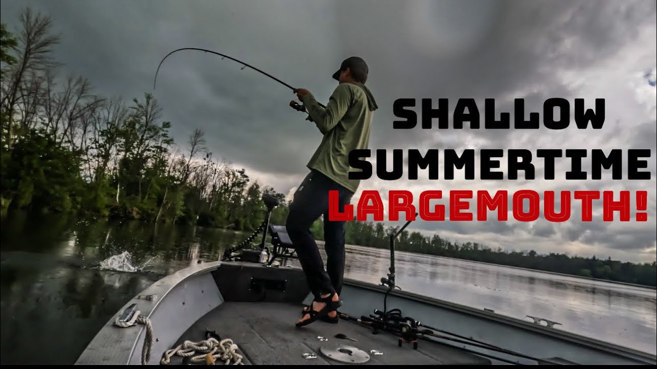 Summertime Wisconsin Largemouth Bass Fishing