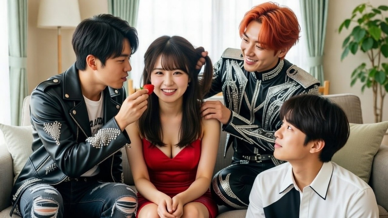 أمها بتورطها وبتسيبها  مع ٣ شباب قمرات في بيت واحد فاعاشت معاهم لوحدها وكلهم وقعوا ف حبها|ملخص مسلسل