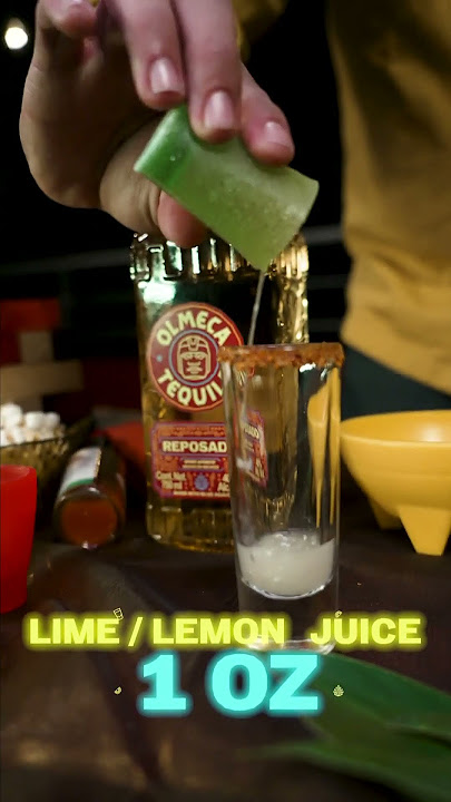 Olmeca tequila GOLD SPICE RIMMED
