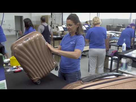 Video: Kde sa vyrába batožina samsonite?