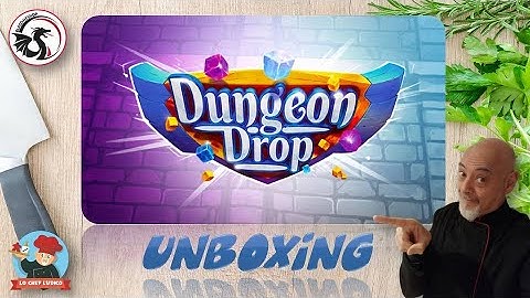 DUNGEON DROP - Unboxing in Stop Motion, uno sguardo dentro al gioco (ep.117) - Space Shift Games