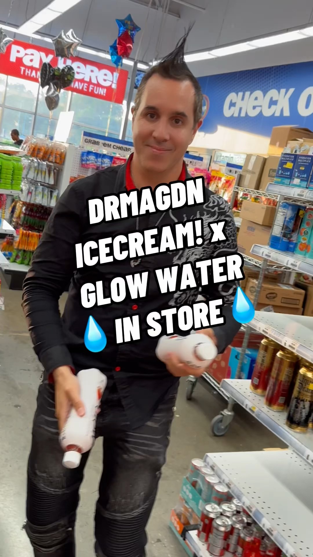 DRMAGDN x ICECREAM! x GLOW WATER INSTORE #GLOWHydration #GLOWPartner #DrinkGLOW #GLOWWater #LetsGlow
