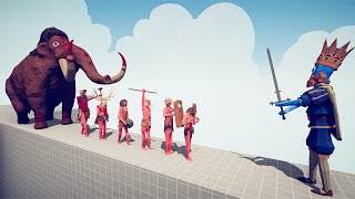 The KING Vs TRIBAL Team - Totally Accurate Battle Simulator | TABS