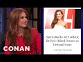 Isla Fisher Is The Face Of Redheaded Sperm Donors | CONAN on TBS