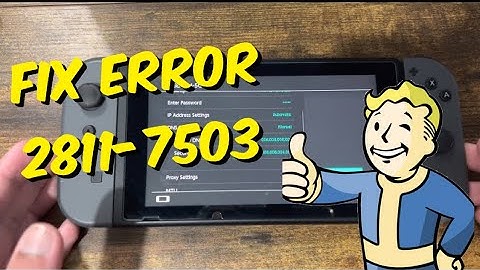 How To Fix Nintendo Switch Error 2811-7503