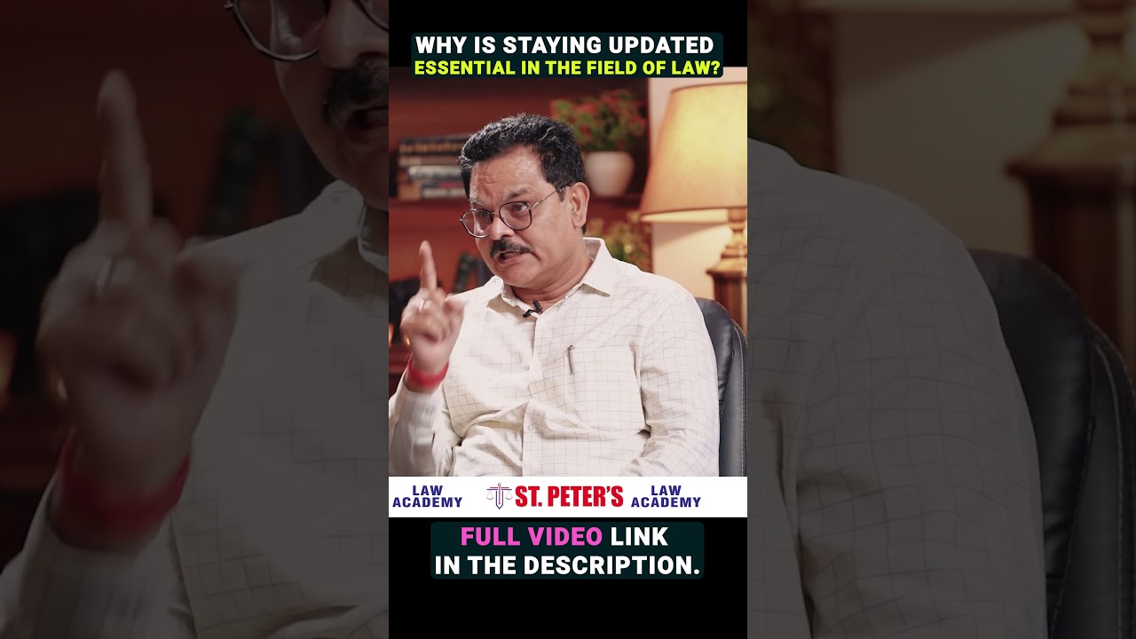 Why is staying updated essential in the field of law 