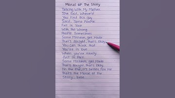 Thumbnail of Ashe - Moral of the Story (Lyrics) #viralsong #ytshorts #shortsfeed 1Million 🤩🤩 Views