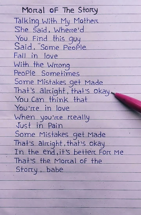 Ashe - Moral of the Story (Lyrics) #viralsong #ytshorts #shortsfeed 1Million 🤩🤩 Views