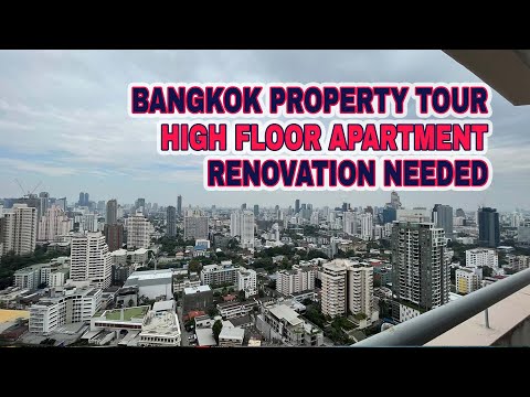 Bangkok Apartment Tour - Condo On High Floor - Waterford Diamond