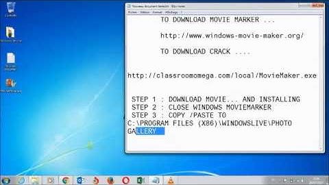 How To Crack Window Movie Maker 100% Working