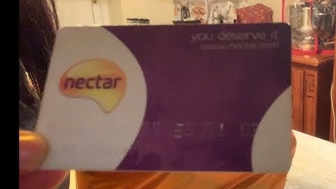 Nectar Points/How Did I earn Nectar points