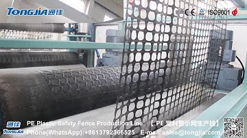 PE Safety Fence Plastic Net Machine