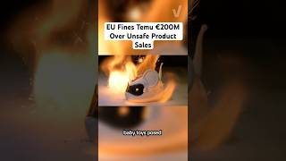 EU Fines Temu €200M Over Unsafe Product Sales #verity #news #eu #temufinds #fyp