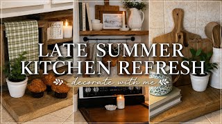 Late Summer Kitchen Refresh | Cozy Cottage Farmhouse Decor