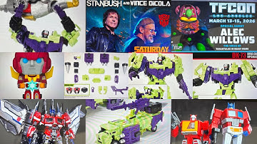 Awesome Tfcon news. New transformers studio series 86 devastator DNA upgrade kit! Funko pop reveals 