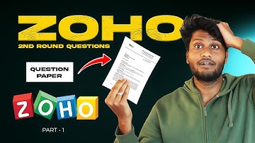 ZOHO Coding Questions part -1 | ZOHO Interview process | prep dude tamil