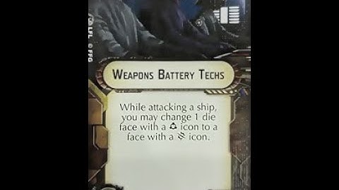 How-to use Weapons Team "Weapons Battery Techs" - Star Wars Armada Explained (SWAE)