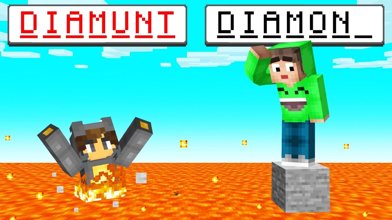 Wrong Letter = DIE! (Minecraft Challenge)
