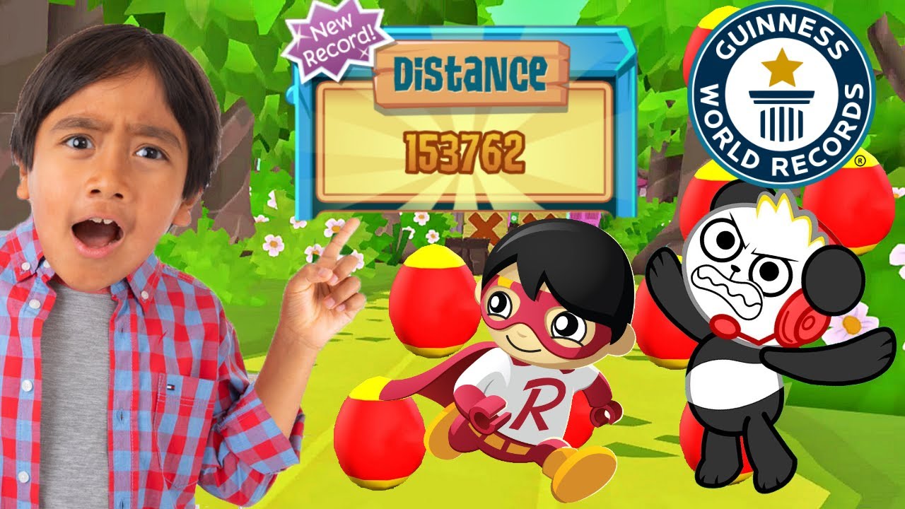 Tag with Ryan WORLD RECORD! with NEW Characters Gameplay YouTube