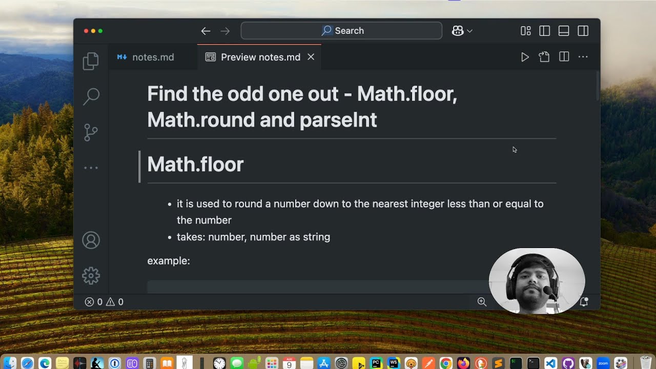 Odd One Out | Math.floor Math.round and parseInt #javascript - YouTube
