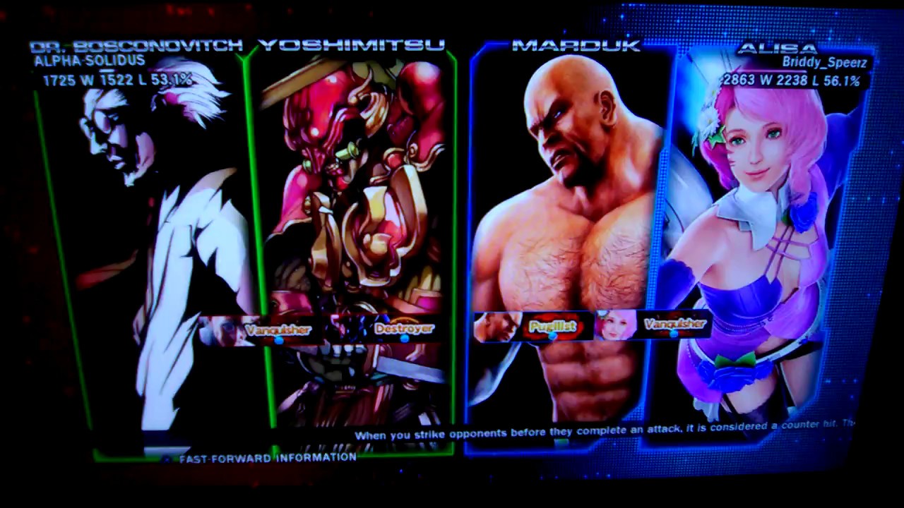 Alpha-Solidus ( Yoshimitsu/Dr.B ) Vs Briddy Speerz 11/13/2013