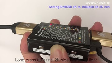 HDFury DrHDMI 4K operate