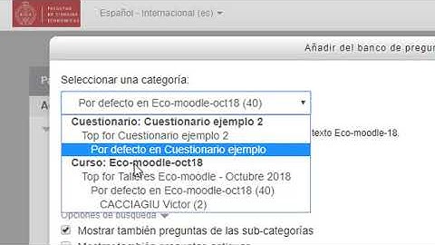 Agregar preguntas del banco de preguntas
