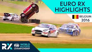 World RX of Belgium 2016 at Mettet : 2016 FIA European Rallycross Championship Highlights