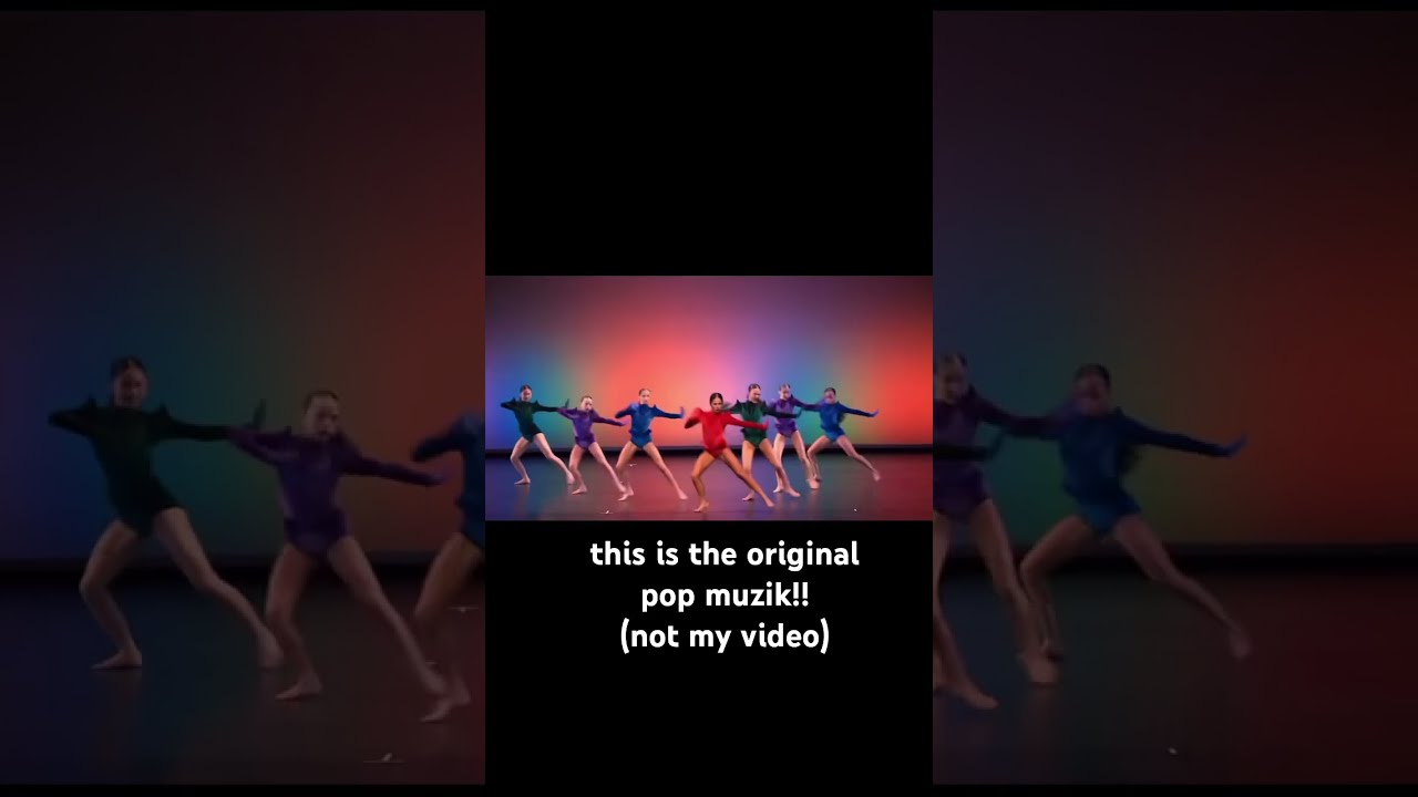 Original Pop Muzik Dance Not My Clip Or Me In The Popmuzik Shorts Trend Viral