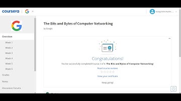 The Bits and Bytes of Computer Networking Coursera Quiz Answer Week 1