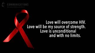 CHRISTIAN REFLECTION FOR WORLD AIDS DAY - Prayer for People Living with HIV\/AIDS