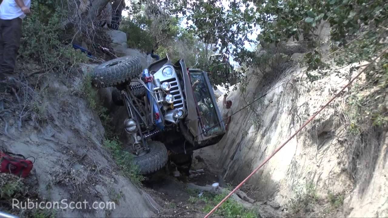 Backward Endo The Ultimate Winch Recovery of a Jeep YouTube