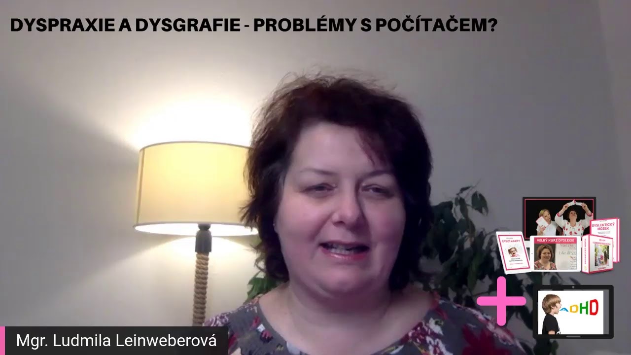 Dyspraxie a dysgrafie  - problém s počítačem a pracovními listy