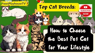 Top Cat Breeds How to Choose the Best Pet Cat for Your Lifestyle by PawsPlayhouseTV 76k Subscriber 1.3 M views  68 views 4 months ago 12 minutes, 31 seconds