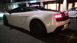 INSANE Gallardo LP560-4 w/ ARMYTRIX Exhaust Sets Off Car Alarm in Central London - Revs & Tunnel