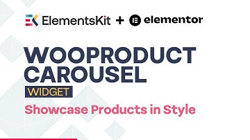 WooProduct Carousel Focus Element ● ElementsKit Addon for Elementor, WordPress ● 2025
