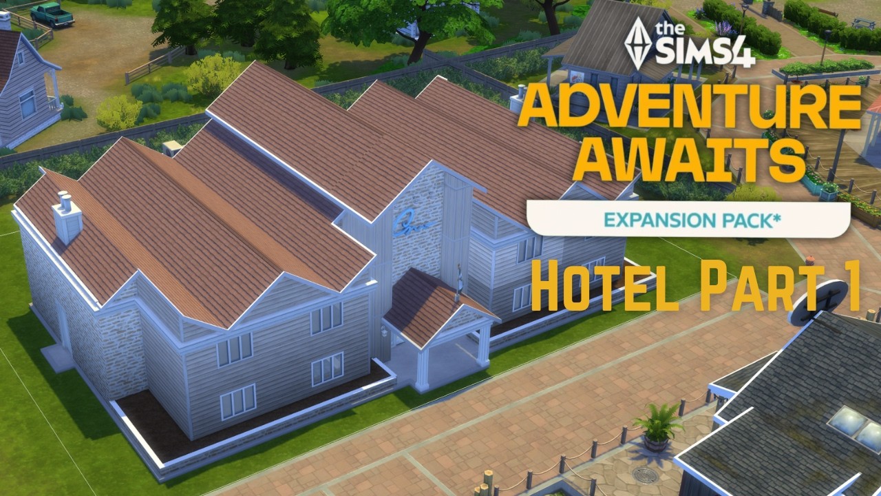 So I Started Building a Holiday Inn in the Sims 4 | Sims 4 Adventure Awaits