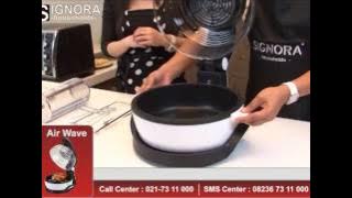 AIRWAVE SIGNORA, PENGGORENGAN ELEKTRIK TANPA MINYAK