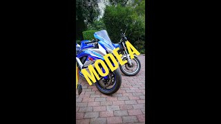 Suzuki GSXR 750 - I try out Mode A