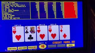 Double Bonus Poker - Video Poker - High Limit - $25/Spin screenshot 2